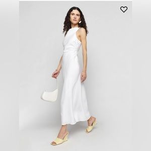 Reformation casette linen dress